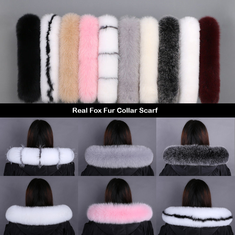 Winter Clothing Essentials - Kobiety luksusowe naturalne futro z lisa