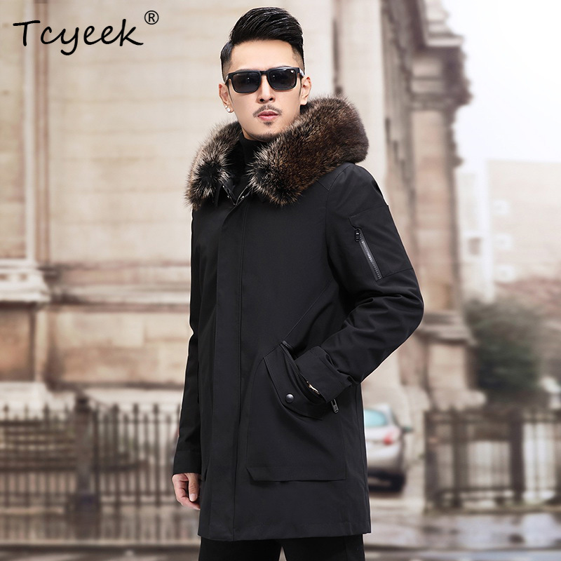Warm Winter Clothing - Kurtki zimowe męskie z kołnierzem z