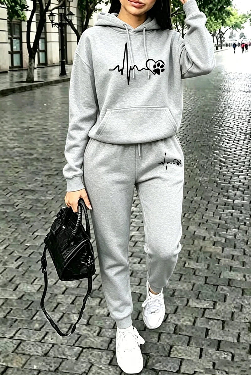 Winter Clothing Sale Women - Gorąca Wyprzedaż Damskie Dresy Uliczne Casualowe