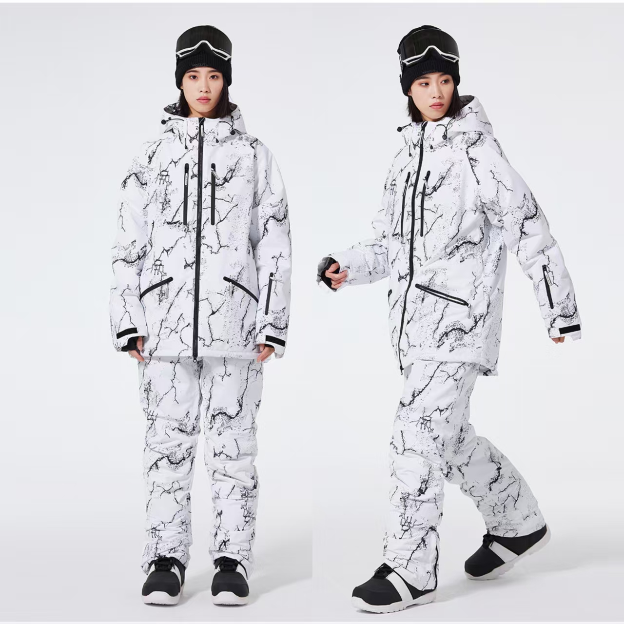 Winter Clothing Matching - Nowy Modny Zimowy Kombinezon Narciarski Męski