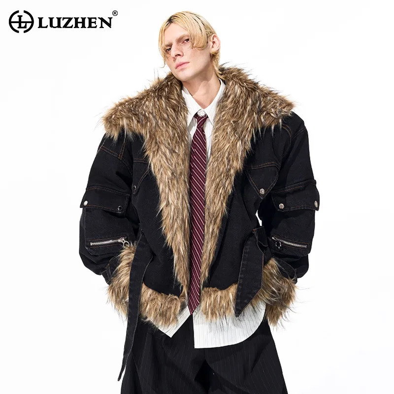 Winter Clothing Clearance - LUZHEN Modna, personalizowana parka męska na