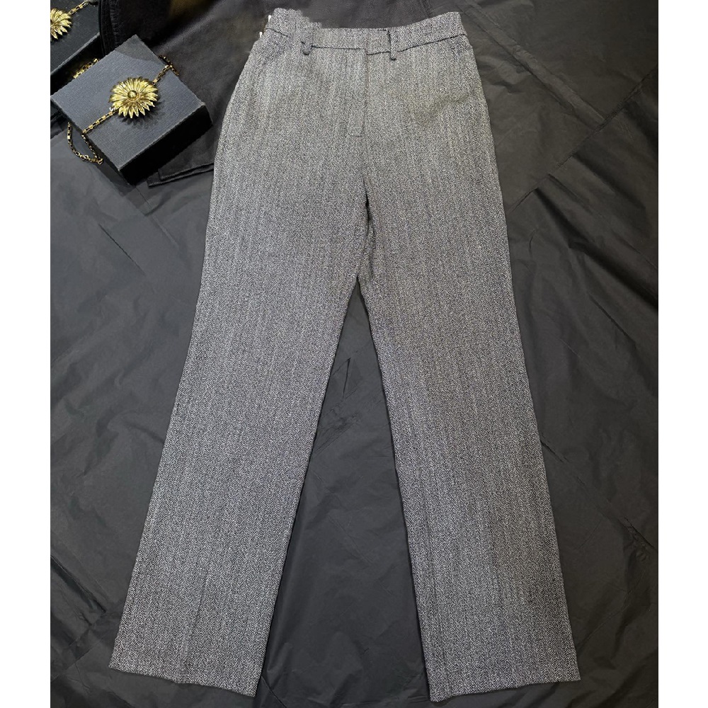 Y2K Winter Clothing - Damskie spodnie garniturowe 2026, satynowe, styl