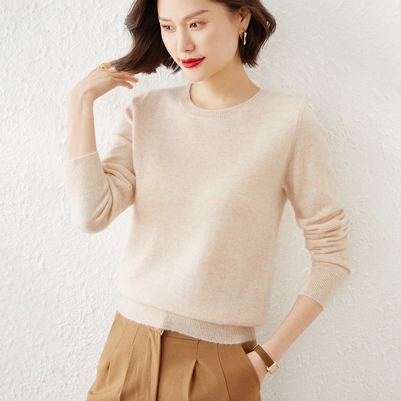 Winter Clothing Sale Women - Damski zimowy sweter z okrągłym dekoltem,