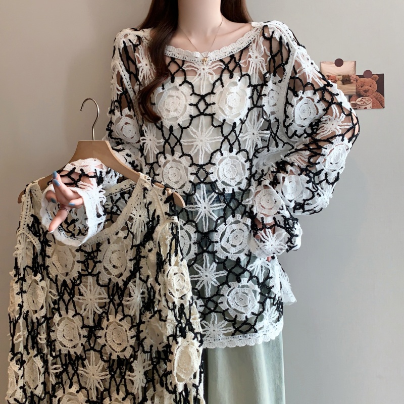 Clothing Style Winter - Luźny sweter z długim rękawem Elegancki