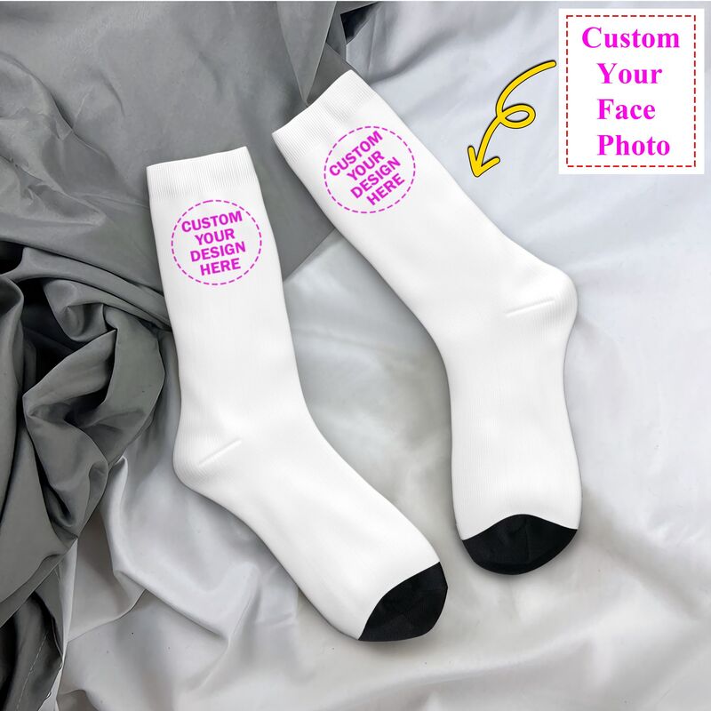 Winter Clothing Ladies - Personalizowane Skarpetki z Własnym Zdjęciem Logo