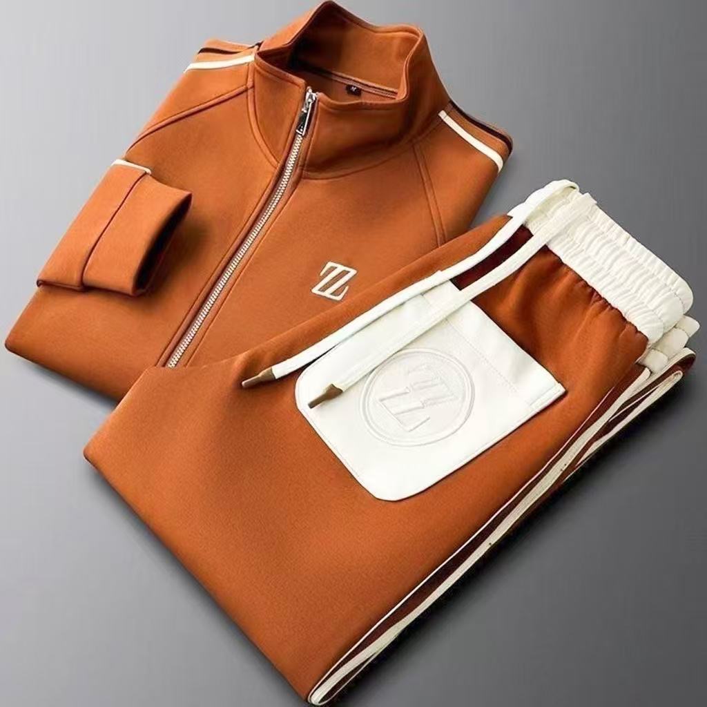 Winter Clothing Usa - Męski dres sportowy 2026, modny zestaw: