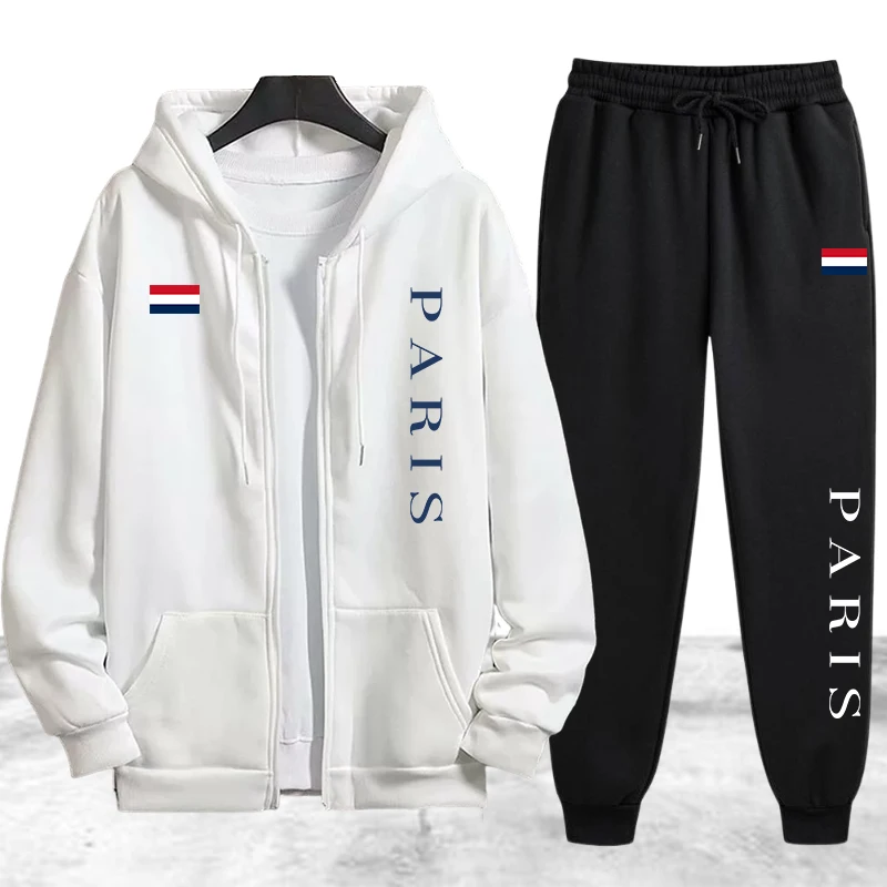 Męski dres z kapturem na zamek – Winter Clothing Usa recenzja i cena