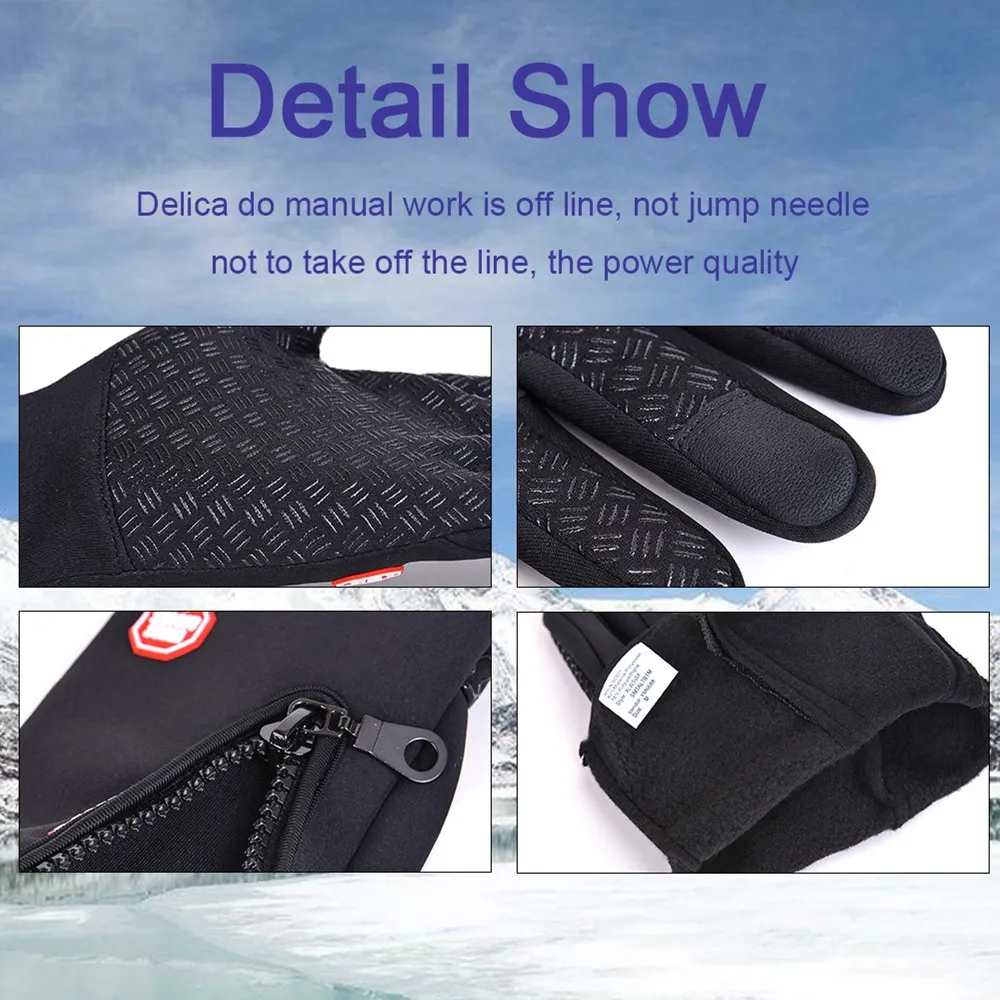 Męskie Damskie Zimowe Rękawice – Knit Glove Touch Screen recenzja i cena