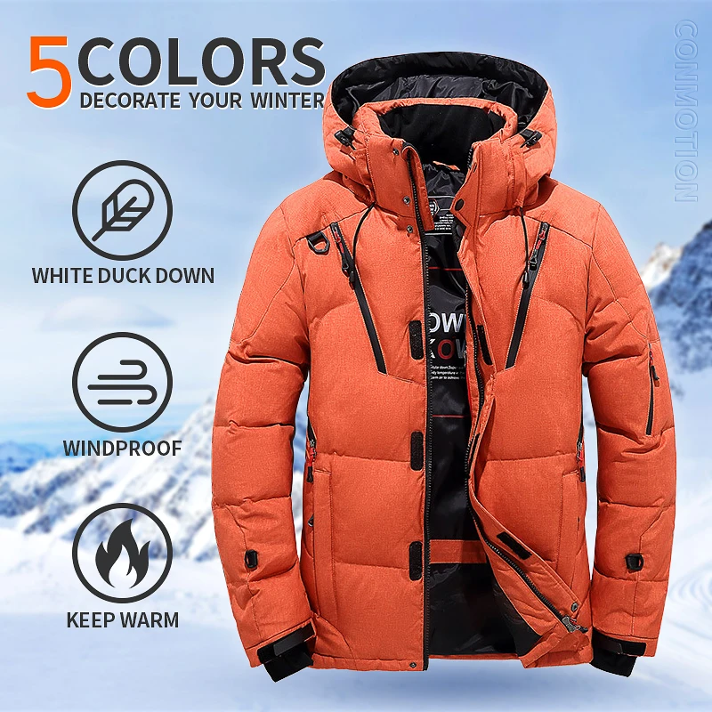 Zimowa kurtka puchowa Męski bi – Warm Winter Clothing recenzja i cena