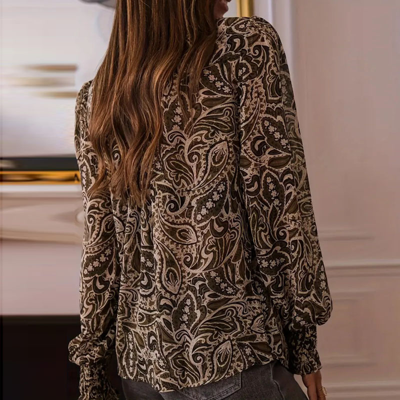 Damska bluzka z nadrukiem vint – Winter Clothing Vintage recenzja i cena