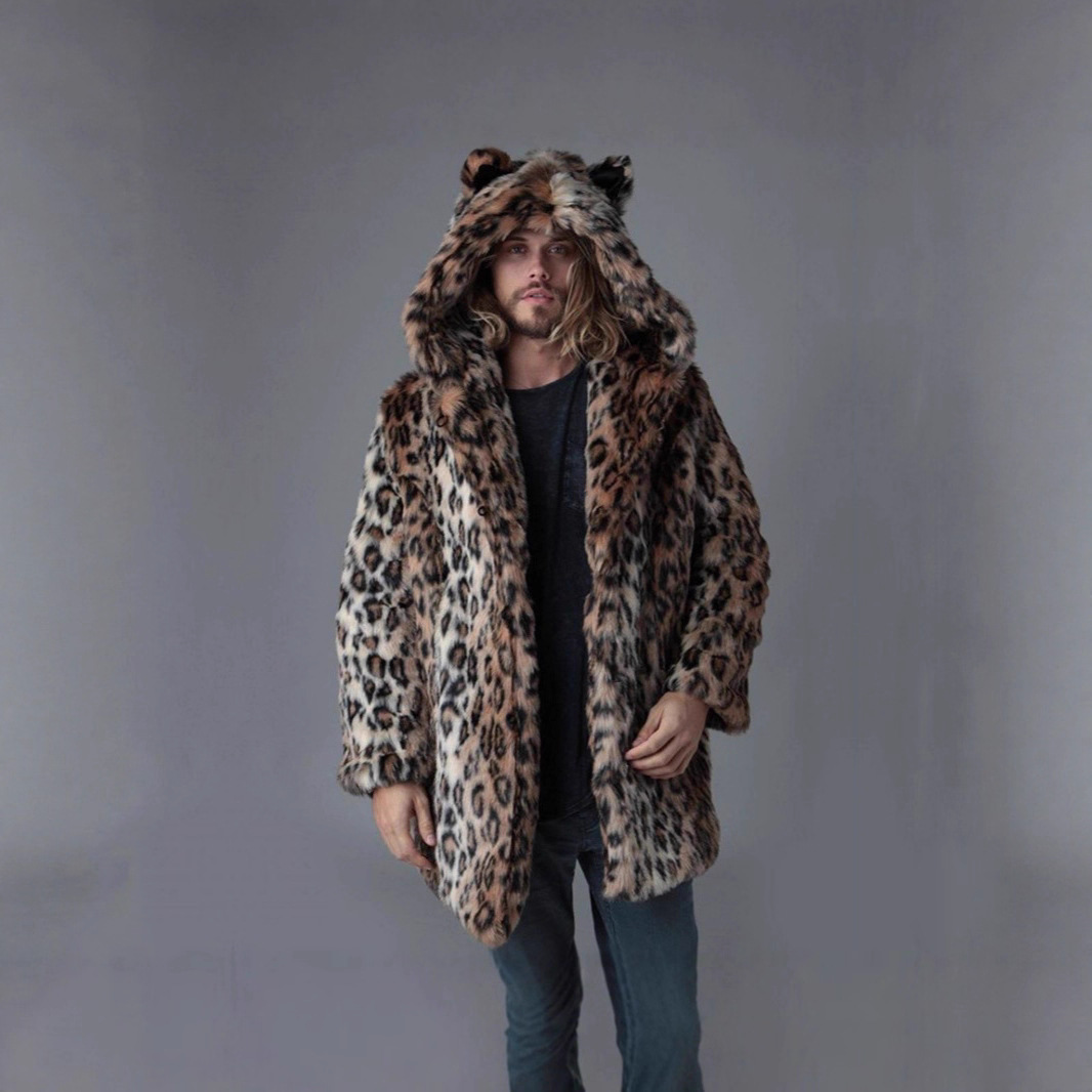 Męska kurtka ze sztucznego fut – Winter Clothing Clearance recenzja i cena