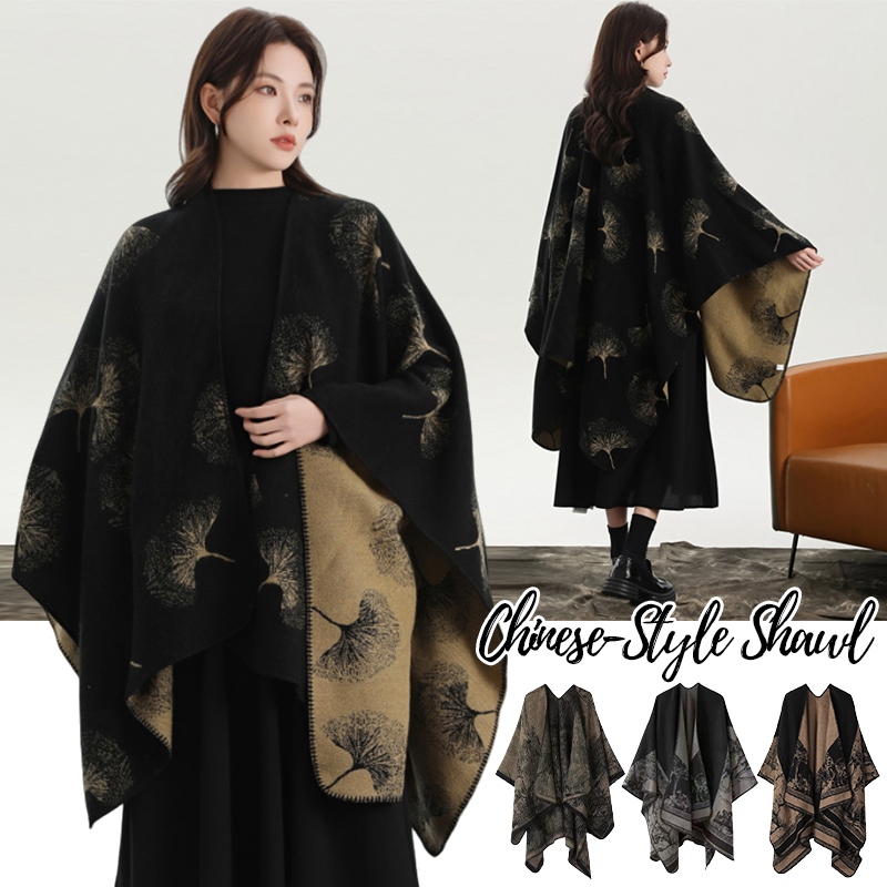 Dzianinowy szal damski z nadru – Winter Clothing Gift Ideas recenzja i cena