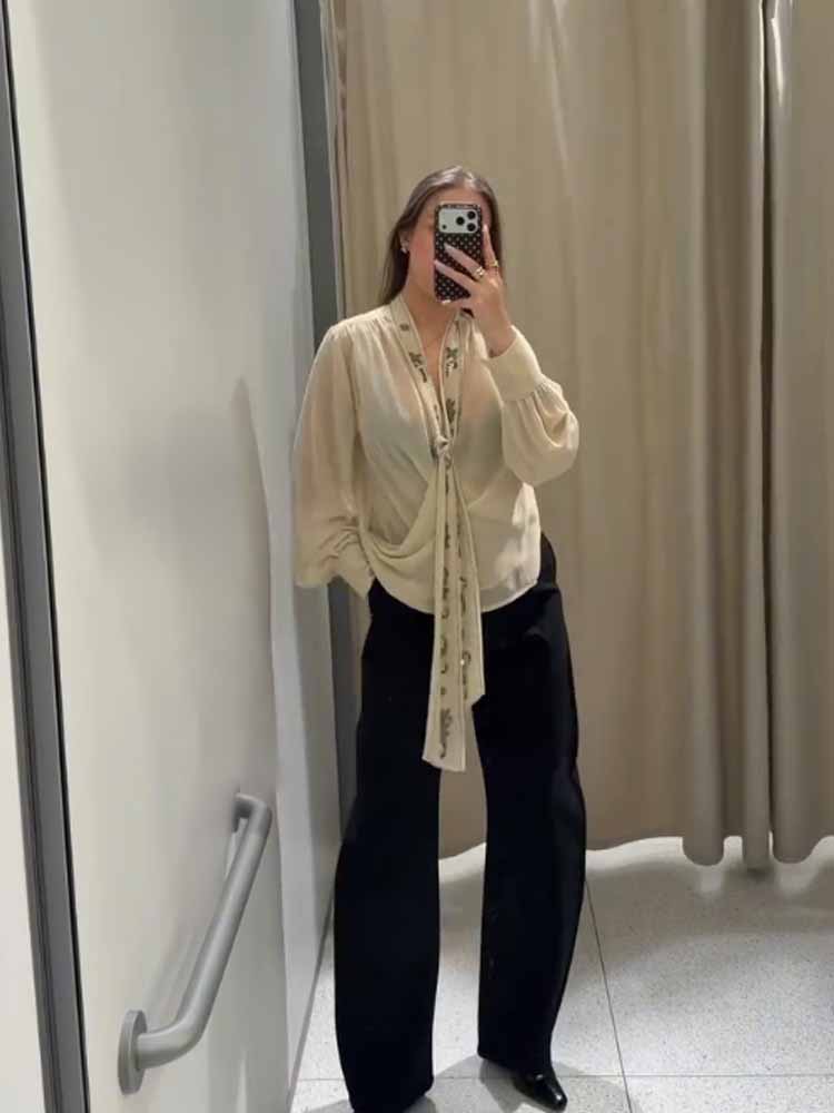 Damska letnia elegancka bluzka – Winter Clothing Vintage recenzja i cena