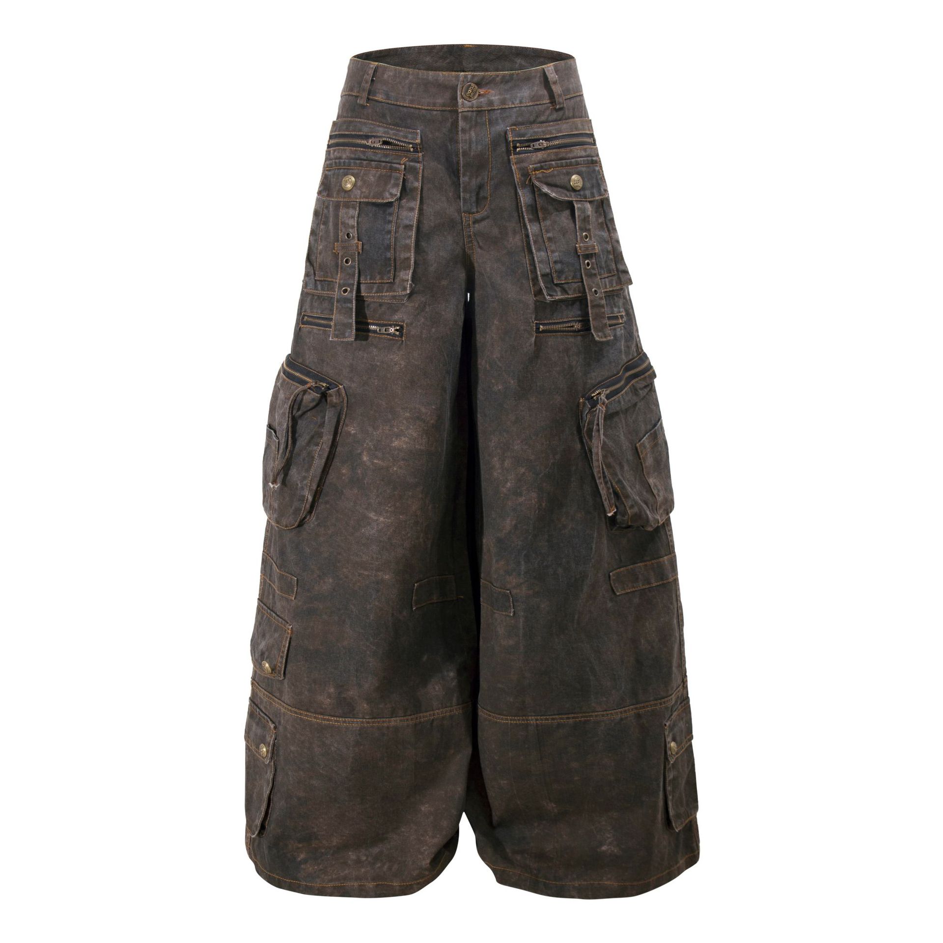 Spodnie cargo z szerokimi noga – Winter Clothing Vintage recenzja i cena