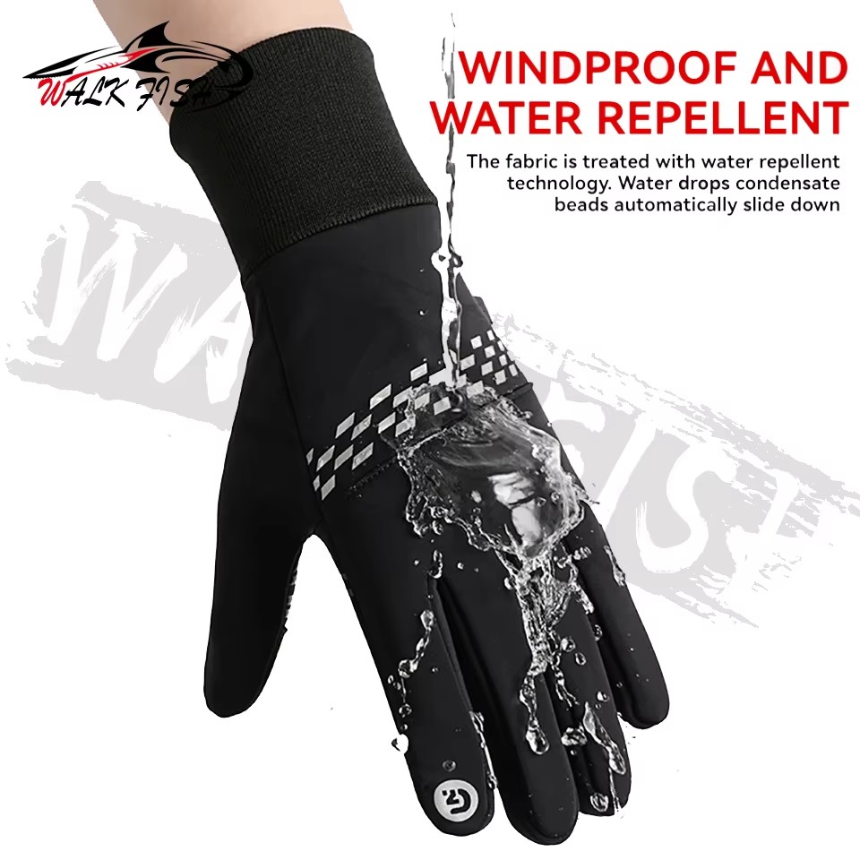 Rękawice wędkarskie WALK FISH, – Knit Glove Touch Screen recenzja i cena