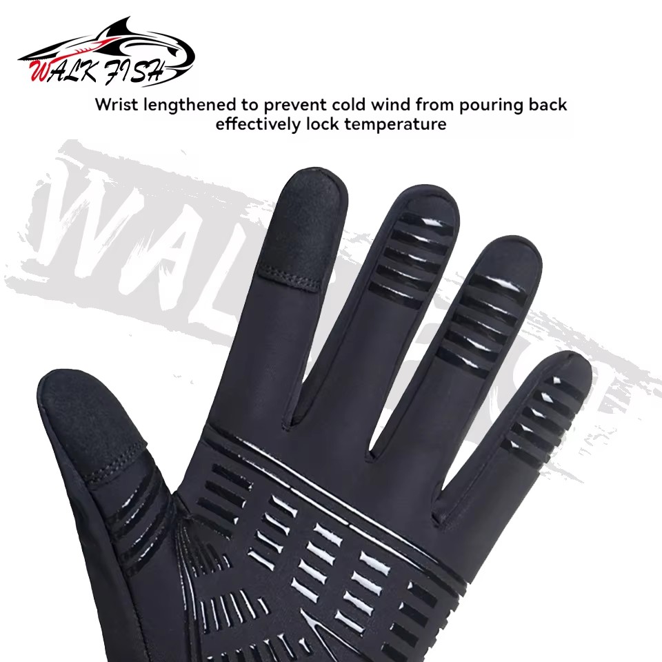 Rękawice wędkarskie WALK FISH, – Knit Glove Touch Screen recenzja i cena