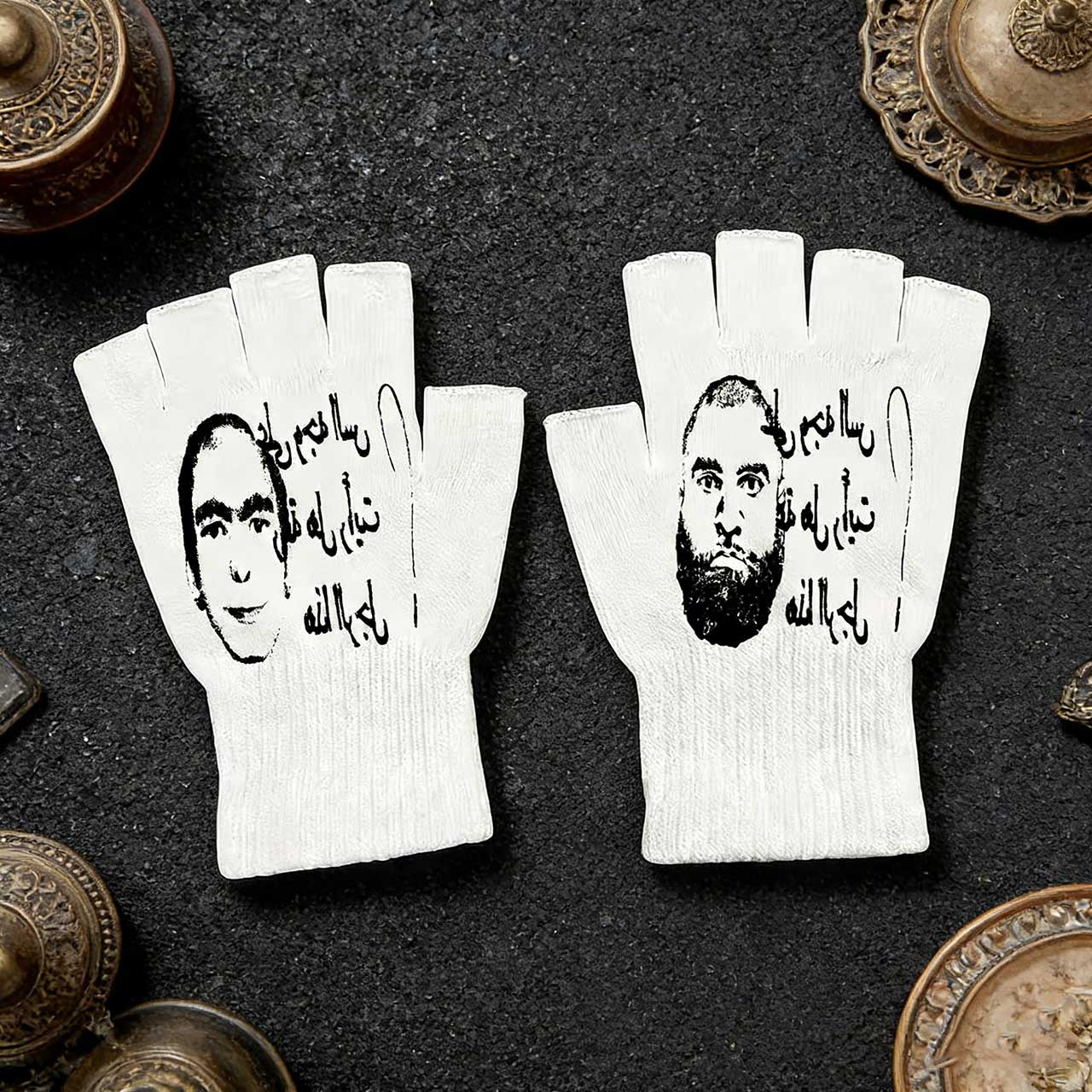 Rękawiczki bez palców z nadruk – Knit Glove Touch Screen recenzja i cena