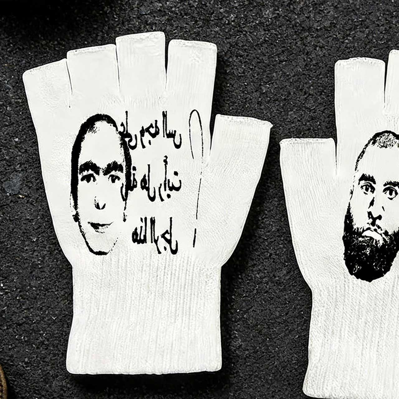 Rękawiczki bez palców z nadruk – Knit Glove Touch Screen recenzja i cena