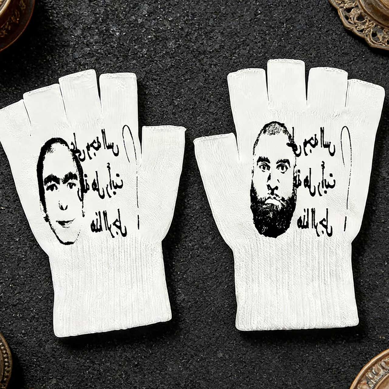 Rękawiczki bez palców z nadruk – Knit Glove Touch Screen recenzja i cena