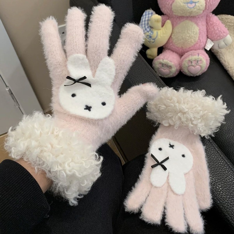 Urocze pluszowe rękawiczki z m – Knit Glove Touch Screen recenzja i cena