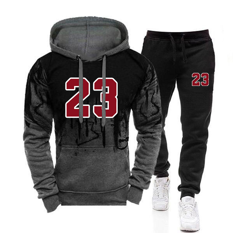 Męski dres sportowy z nadrukie – Winter Clothing Men Sale recenzja i cena