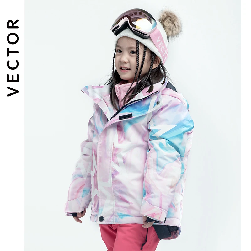 Dziecięca odzież śnieżna na ze – Winter Clothing Vector recenzja i cena