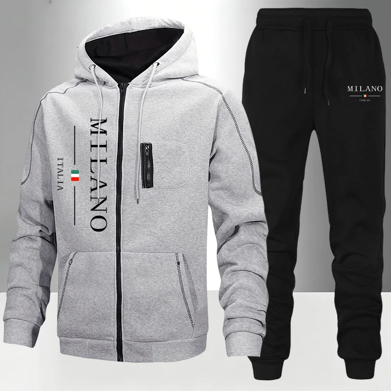 Włoski Zestaw Męski/Kurtka/Spo – Winter Clothing Matching recenzja i cena