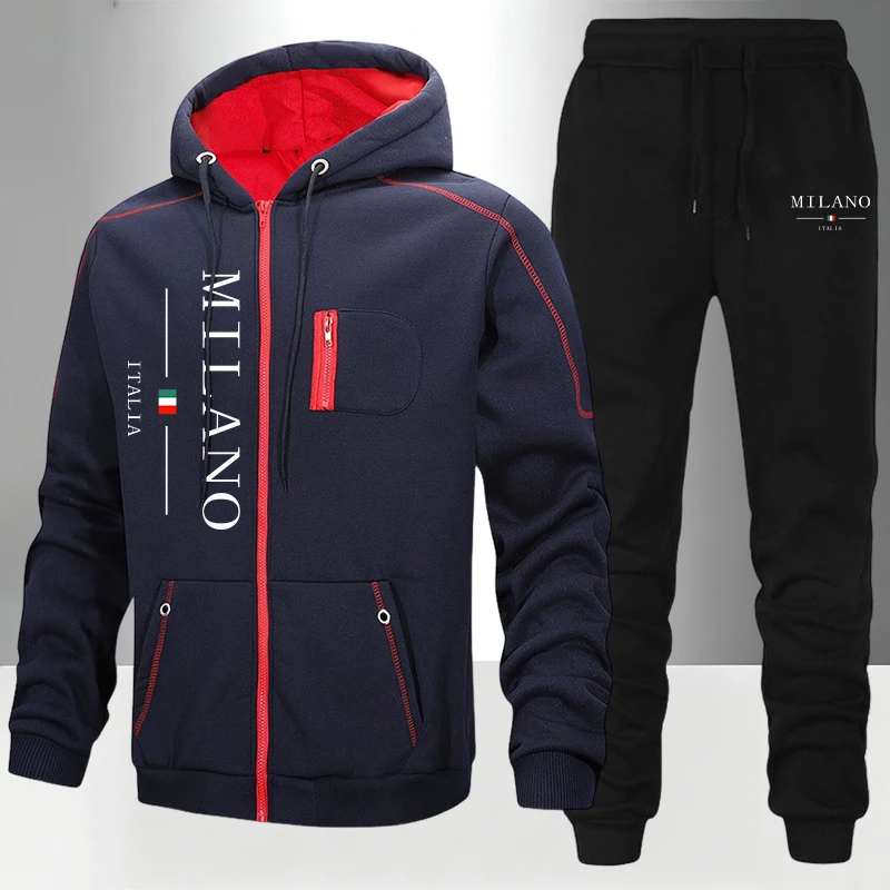 Włoski Zestaw Męski/Kurtka/Spo – Winter Clothing Matching recenzja i cena
