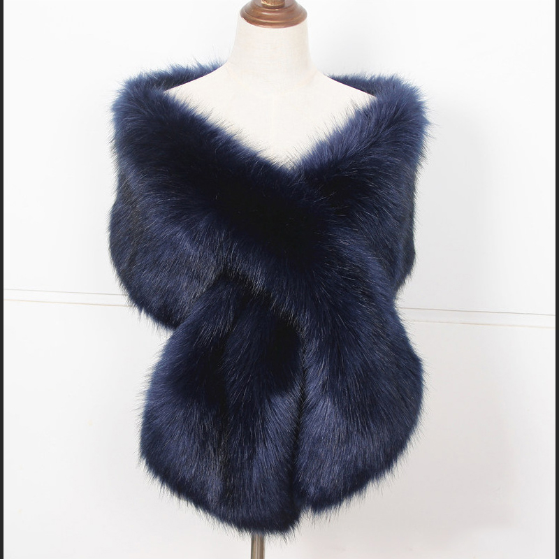 Faux Fox Fur Women Wraps Long  – Winter Clothing Ladies recenzja i cena