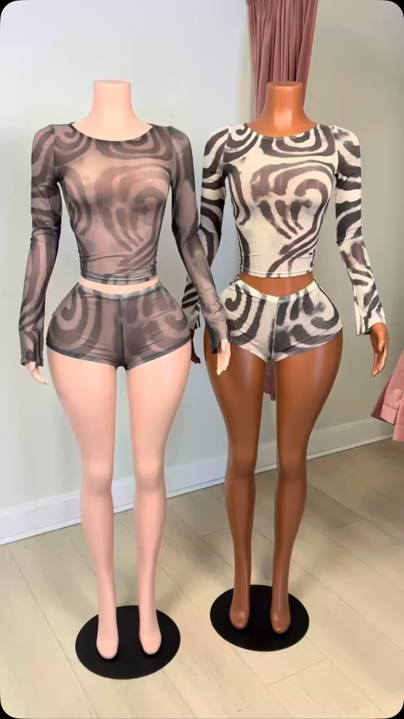 Doyerl Zestawy Szortów w Paski – Winter Clothing Matching recenzja i cena