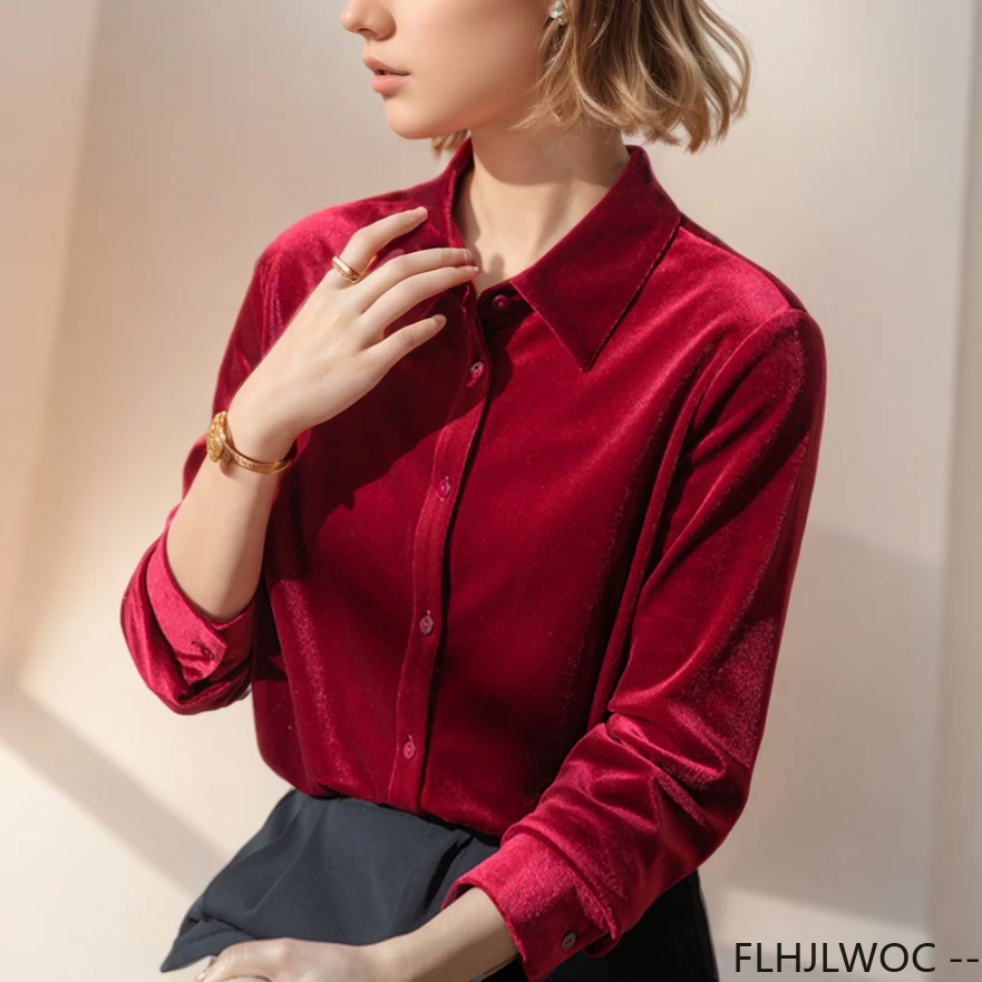 Czarny Czerwony Aksamitny Top  – Winter Clothing Vintage recenzja i cena