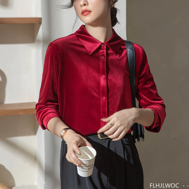 Czarny Czerwony Aksamitny Top  – Winter Clothing Vintage recenzja i cena