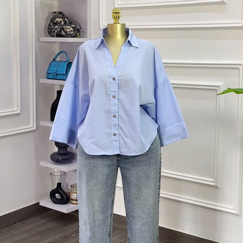 Bluzki Damskie Koszule Kołnier – Y2K Winter Clothing recenzja i cena